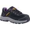 Elmore Women's Safety Trainers, Size 4, Black/Lilac, Mesh/Microfibre Upper, Composite Toe Cap, S1P, EN ISO 20345:2011 thumbnail-4