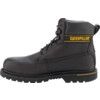 Holton, Mens Safety Boots Size 8, Black, Leather, Steel Toe Cap thumbnail-2