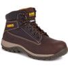 Hammer, Unisex Safety Boots Size 9, Brown, Leather, Waterproof, Composite Toe Cap thumbnail-0