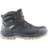 Newark, Unisex Safety Boots Size 9, Black, Leather, Waterproof, Steel Toe Cap, Wide Fit thumbnail-1