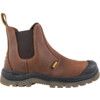 Nitrogen, Mens Safety Boots Size 6, Brown, Leather, Water Resistant, Steel Toe Cap, Wide Fit thumbnail-1