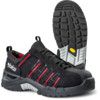 Exalter Unisex Safety Trainers, Size 10, Black/Red, ESD, Microfibre/Textile Upper, Aluminium Toe Cap, S3, EN ISO 20345:2011 thumbnail-0