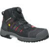 Zenit, Unisex Safety Boots Size 10, Black, Leather, Water Resistant, Aluminium Toe Cap, ESD thumbnail-0