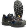 Jalas 1338 Unisex Composite Safety Shoes, Size 2, Black/Blue, Leather/Textile Upper, Composite Toe Cap, S3, EN ISO 20345:2011 thumbnail-0