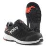 Zenit Evo Unisex Vegan Safety Trainers, Size 10, Black/Red/White, Textile Upper, Aluminium Toe Cap, S1P, EN ISO 20345:2011 thumbnail-0