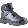 Moorfoot, Unisex Safety Boots Size 5, Black, Leather, Steel Toe Cap thumbnail-0