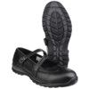 FS55 Women's Metal Safety Shoes, Size 7, Black, Leather Upper, Steel Toe Cap, S1P, EN ISO 20345:2011 thumbnail-1