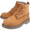 Women, Safety Boots, Size 4, Tan, Leather Upper, Steel Toe Cap, SB, EN ISO 20345:2011 thumbnail-1