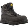 Orca Hybrid, Mens Safety Boots Size 9, Black, Leather & Rubber, Waterproof, Composite Toe Cap thumbnail-0