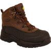 Orca Hybrid, Mens Safety Boots Size 8, Brown, Leather & Rubber, Waterproof, Composite Toe Cap thumbnail-0