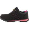 Women's Safety Trainers, Size 5, Black, Leather Upper, Steel Toe Cap, S1P, EN ISO 20345:2011 thumbnail-2