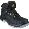 Unisex, Safety Boots, Size 10, Black, Leather Upper, Steel Toe Cap, S3, EN ISO 20345:2011 thumbnail-0