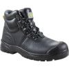 Safety Boots, Size, 5, Black, Leather Upper, Steel Toe Cap thumbnail-0