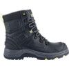 Mens Rugged Safety Boot 8" Black (S-6) thumbnail-1