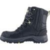 Mens Rugged Safety Boot 8" Black (S-6) thumbnail-2