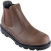 Safety Boots, Size, 11, Brown, Leather Upper, Steel Toe Cap thumbnail-0