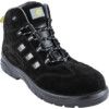 Safety Boots, Size, 8, Black, Leather Upper, Composite Toe Cap thumbnail-0