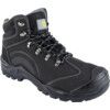 Safety Boots, Size, 13, Black, Leather Upper, Composite Toe Cap thumbnail-0