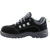 Unisex Safety Trainers, Size 6, Black, Suede Leather Upper, Composite Toe Cap, S1P, EN ISO 20345:2011 thumbnail-2