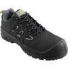 TMF Unisex Safety Trainers, Size 10, Black, Leather Upper, Composite Toe Cap, S3, EN ISO 20345:2011 thumbnail-0