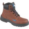 Hygrip, Unisex Safety Boots Size 8, Brown, Leather, Water Resistant thumbnail-0