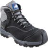 Gravity 2, Mens Safety Boots Size 10, Black, Leather, Waterproof, Metal Free Toe Cap thumbnail-0