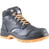 Reflecto, Unisex Safety Boots Size 11, Black, Leather, Waterproof, Steel Toe Cap thumbnail-0