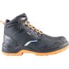 Reflecto, Unisex Safety Boots Size 7, Black, Leather, Waterproof, Steel Toe Cap thumbnail-1