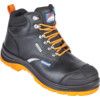 Reflecto, Mens Safety Boots Size 13, Black, Leather, Waterproof, Steel Toe Cap thumbnail-0