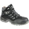 Unisex, Safety Boots, Size 9, Black, Leather Upper, Composite Toe Cap, S1P, EN ISO 20345:2011 thumbnail-0