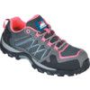 Women's Safety Trainers, Size 7, Pink/Grey, Leather/Textile Upper, Composite Toe Cap, S1P, EN ISO 20345:2011 thumbnail-0