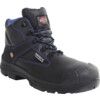 Taurus, Unisex Safety Boots Size 10, Black, Leather, Water Resistant thumbnail-0