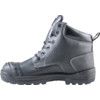 Unisex Safety Boots Size 8, Black, Leather, Steel Toe Cap thumbnail-2