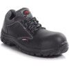 PB100 Unisex Safety Trainers, Size 10, Black, Leather Upper, Polycarbonate Toe Cap, S3, EN ISO 20345:2011 thumbnail-0