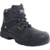 Lyra, Safety Boots Size 10, Black, Leather, Waterproof thumbnail-0