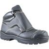 Mens Safety Boots Size 6, Black, Leather, Water Resistant thumbnail-0