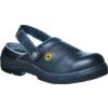 Men's Composite Clog Safety Shoes, Size 9, Black, Microfibre Upper, Composite Toe Cap, SB, EN ISO 20345:2011 thumbnail-0