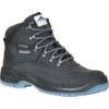 Mens Safety Boots Size 8, Black, Leather, Waterproof thumbnail-0