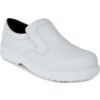 Safety Shoes, Unisex, White, Microfibre Upper, Steel Toe Cap, S2, SRC, Size 11 thumbnail-0