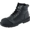 Contractor, Metal Safety Boots, Black, Leather Upper, Steel Toe Cap, S3, Size 8 thumbnail-0