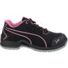 Fuse Tec Women's Safety Trainers, Size 7, Black/Pink, ESD, Mesh Upper, Steel Toe Cap, S1P, EN ISO 20345:2011 thumbnail-1