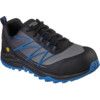 Puxal Men's Safety Trainers, Size 6, Black/Blue, ESD, Textile Upper, Composite Toe Cap, S1P, EN ISO 20345:2011 thumbnail-0