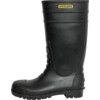 Unisex Metal Safety Wellingtons, Size 7, Black, Polyurethane/Rubber Upper, Steel Toe Cap, S5, SRC, EN ISO 20345:2004 thumbnail-0