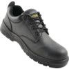 Unisex Metal Safety Shoes, Size 12, Black, Leather Upper, Steel Toe Cap, S1P, EN ISO 20345:2011 thumbnail-0