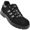 Unisex Safety Trainers, Size 12, Black, Leather Upper, Composite Toe Cap, S1P, EN ISO 20345:2011 thumbnail-0