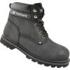 Unisex Safety Boots Size 13, Black, Leather, Steel Toe Cap thumbnail-2