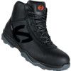 Run-R 400 High, Unisex Safety Boots Size 8, Black, Leather, Metal Free Toe Cap thumbnail-0