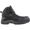 Unisex Safety Boots Size 10, Black, Synthetic, Water Resistant thumbnail-1