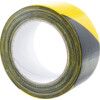 Adhesive Hazard Tape, Yellow/Black, 50mm x 33m thumbnail-1