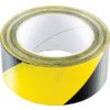 Adhesive Hazard Tape, Yellow/Black, 50mm x 33m thumbnail-2